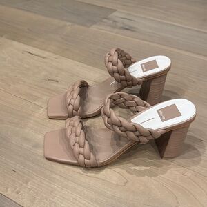 Dolce Vita Tan Heels with Chic Design